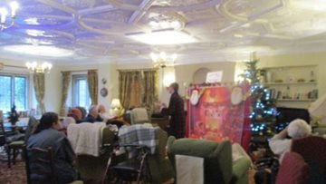 Residents are tickled pink at Tetbury care home